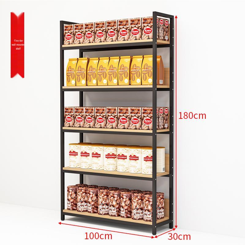 Multilayer Double-Sided Display Rack for Snacks, Drinks & Stationery