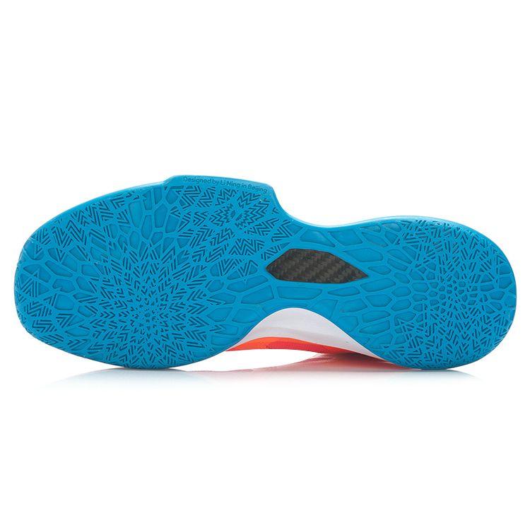 Баскетбольные кроссовки Li Ning Sonic 3 BB Lite Mid мужские кроссовки оранжево-синие ABPK021-6