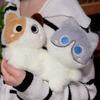 20Cm Soft Siamese Cat Stuffed Plush Toy Orange & Black Kitten Animal Doll Cute Birthday Gift For Kids