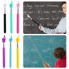 Retractable Teacher Pointer  Finger Design Stainlesssteel Telescopic Aids Teacher Supplies Blackboard Finger Teaching Tools