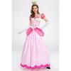 Halloween Costume Mario, Princess Peach, Stage Costume, Party Queen Costume