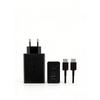 Samsung EP-T6530 65 Вт PD Тройной адаптер питания, EU вилка 2C1A Быстрое зарядное устройство с USB-C кабелями Оригинальный