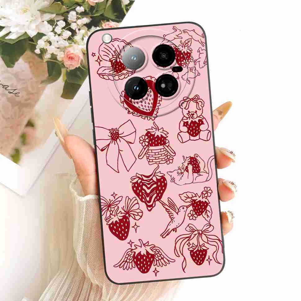 For Infinix Zero 40 4G X6860 Case Luxury Bow Painting Soft Silicone Back Cover For Infinix Zero40 ZERO 40 4G Phone Cases Bumper