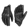 Genuine Goat Leather Motorcycle Gloves for and Smartphone Protective Touchscreen Outdoor Motorcycle Leather Gloves with Hard Knuckle Impact Abrasion