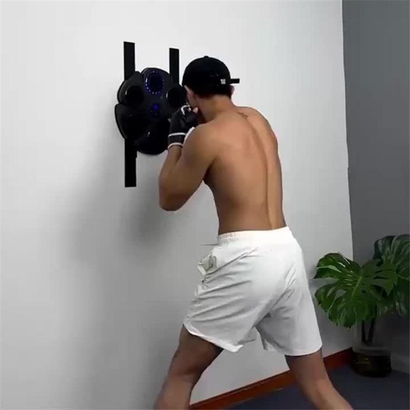 Музыкальный боксёрский автомат, интеллектуальная музыкальная игра в бокс, настенное домашнее фитнес-оборудование, оснащенное боксерскими перчатками