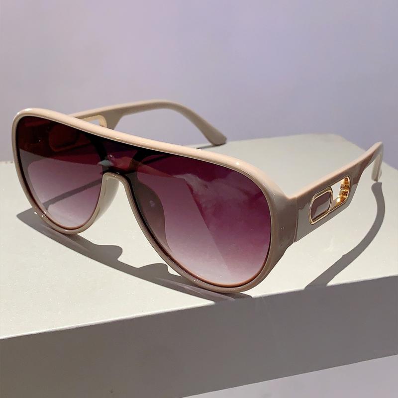 Оверсайз Очки Новые Стильные Оригинальные Моноблок Градиентные Солнцезащитные очки для улицы Модный Дизайн Роскошного Бренда UV400 Очки