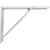 Folding Bracket - FEPRE - 40 X 52 Cm - Steel - White Lampshade - High Resistance