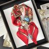 Роскошный женский квадратный мягкий атласный полиэстеровый шарф с цветочным принтом, шаль, хиджаб, бандана на все сезоны