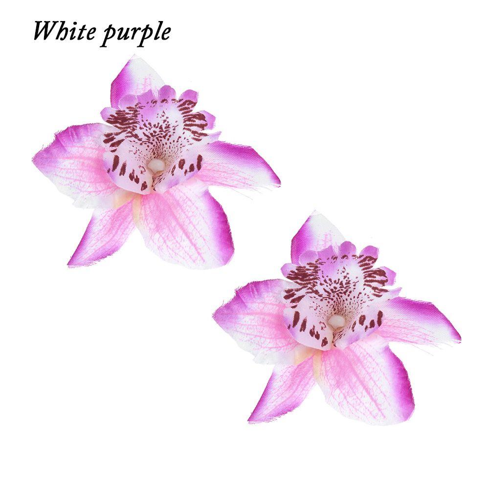 Аксессуары для волос Заколка для девочек Пляжные заколки для волос с цветком Свадебные шпильки Свадебные аксессуары Орхидея