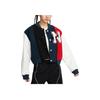 Nike By Yoon FW24 Мода Удобная Универсальная Куртка с Длинным Рукавом Женская Куртка Синяя Белая FZ0281-010
