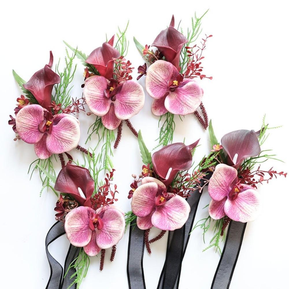 Bohemian Style Boutonniere Wrist Flower Wedding Clothing Decoration Accessories