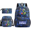 Rainbow Friends Rainbow Friends Game Backpack Elementary School Star School Bag Three-piece Set