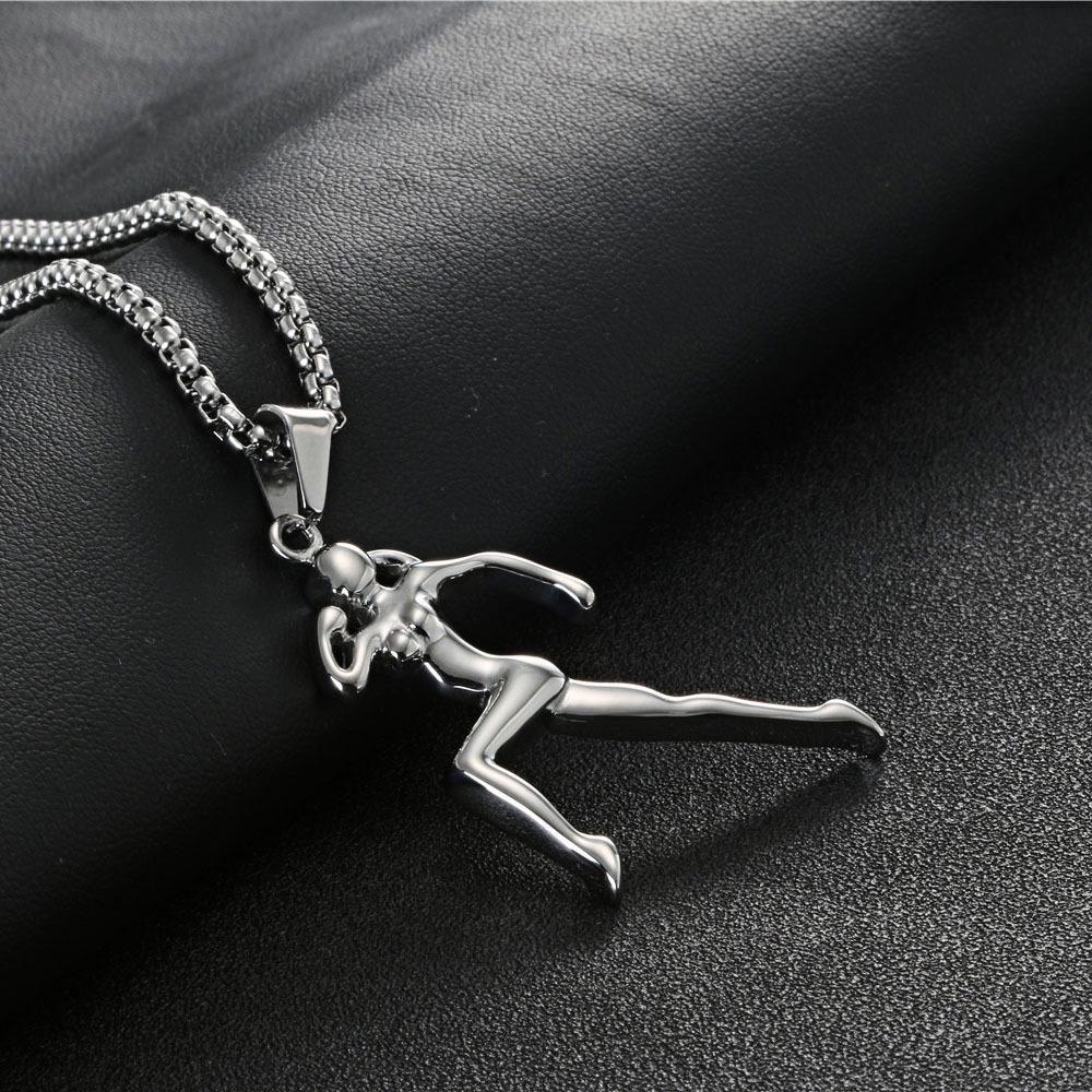 Европейская и американская спортивная подвеска из титановой стали для мужчин и женщин