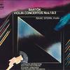 LP Record ISAAC STERN, LEONARD BERNSTEIN, NEW - Bartok Violin Concertos Nos. 1 & 2 SOCM14 CBS SONY - Japan Classical Used