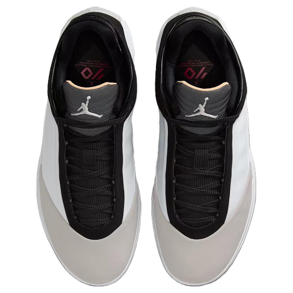 Jordan Баскетбольные кроссовки Air Jordan 40 Низкие Мужские Бело-серо-черные Азиатская версия HM9932-100