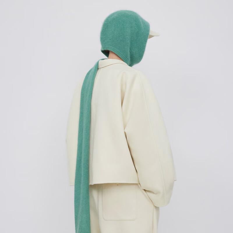 LESS Women's Wool Blend Loose Fit Suit Jacket