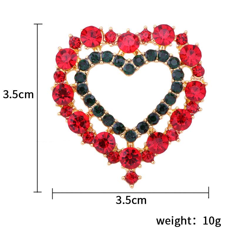 Christmas Brooches Set Tree Santa Snowman Sleigh Bell Boots Pin for Xmas Sweater Decoration Body Accessories