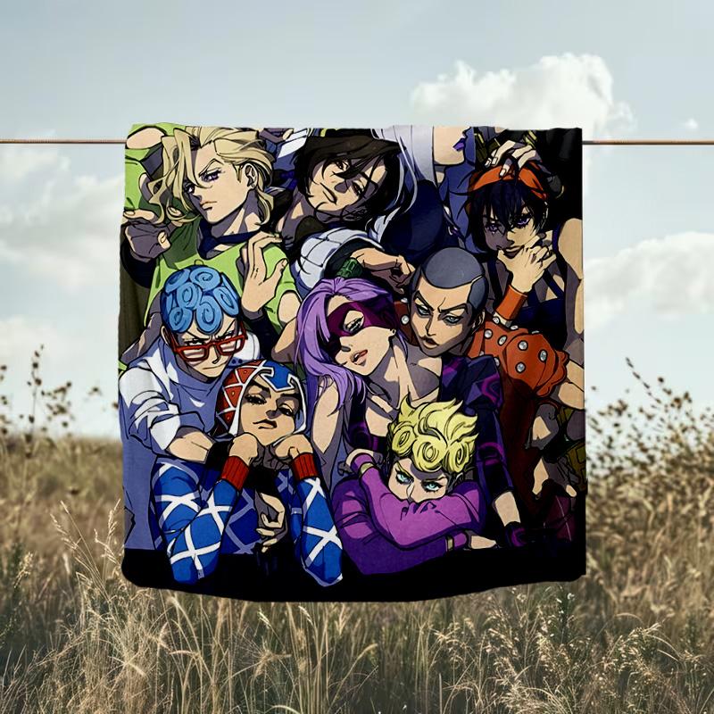 1PC Jojo Blanket Flannel Throw for Sofa, Indoor, Camping, Living Room, Office, Chair, And Bed Soft Birthday Christmas Gift