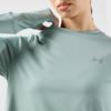 Under Armour Запуск Обычная футболка Женская Светло-зеленая 1386339-348