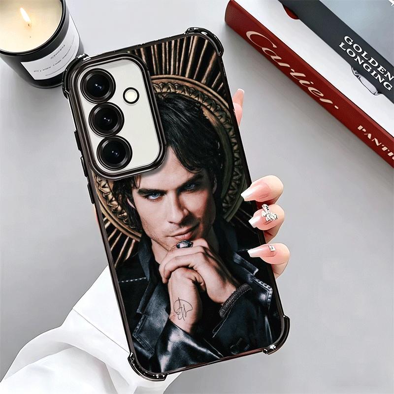 Мягкий чехол для телефона Дневники вампира Для Samsung A17 A27 A07 A37 A57 A16 A56 A15 A55 A14 A54 A13 A53 A26 A36 A25 A35 A24 A34 A23