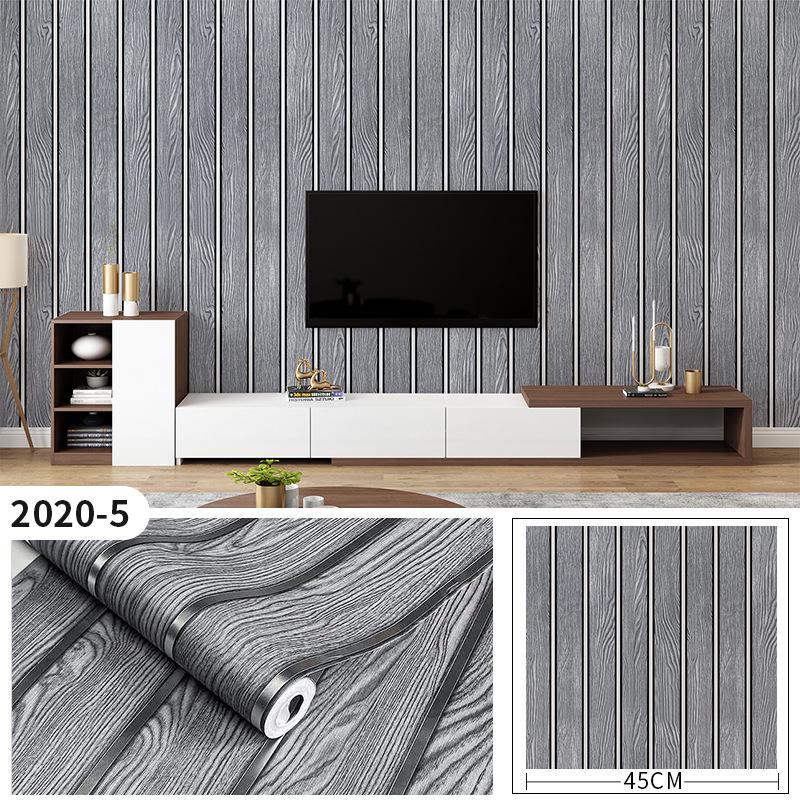 3D ПВХ Обои под Дерево с Решеткой для Спальни, Гостиной или Кабинета