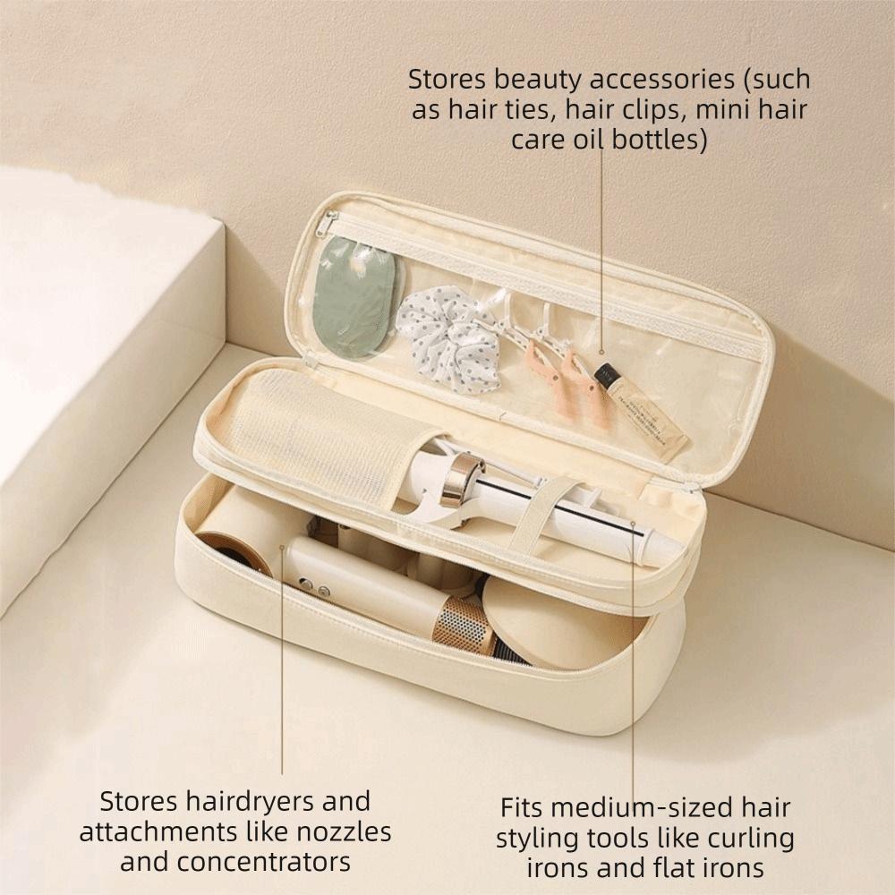 Large Capacity Hair Dryer Storage Bag Nylon Curling Iron Storage Bag Beauty Tools Storage