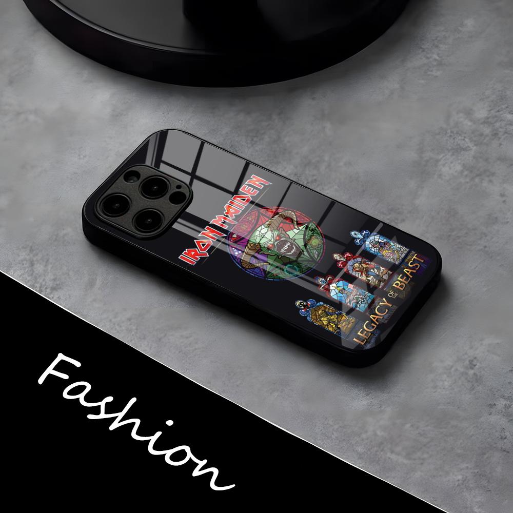 Чехол для телефона R-Run-To-The-H-Hills-Iron-M-MaidenES для iPhone 17 Pro Max 16 15 14 Pro Max 13 11 X Xs Xr 8 7Plus Стеклянная крышка