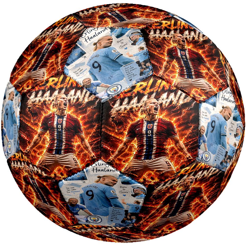 Haaland Manchester City Haaland Size 5 Soccer Football Machine Sewn Indooroutdoor Training And Matches Perfect Gift For Sports Enthusiasts