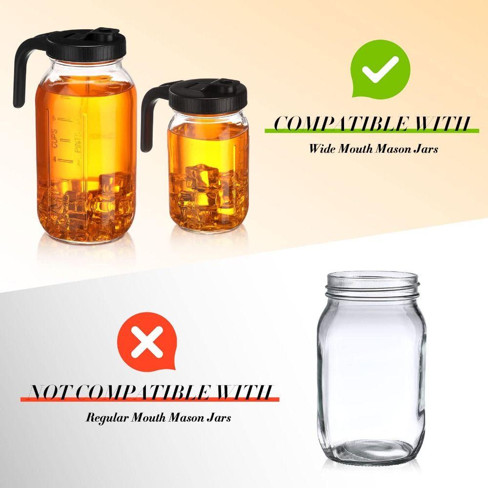 5 банок в упаковке, в комплект не входят крышки с носиком и ручкой, цветная многоразовая пластиковая откидная крышка для кухни