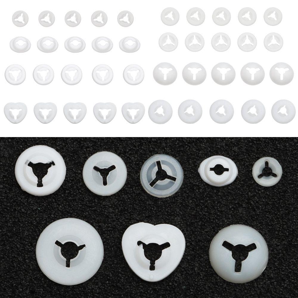 Kids Toys DIY Craft Doll Nose Washers Round Gaskets Washers Doll Animal Toys Plastic Safety Eyes
