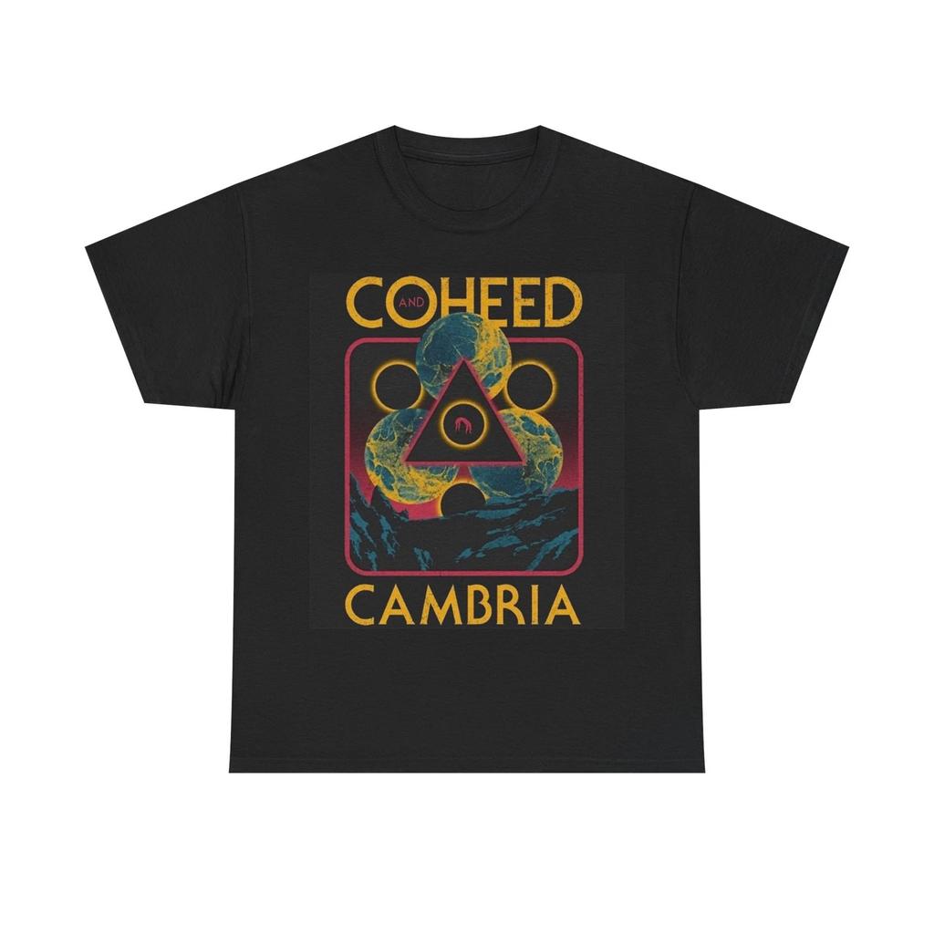 Футболка Coheed And Cambria Ретро Мерч Рок-группы Унисекс Тяжелая Хлопковая Футболка 21