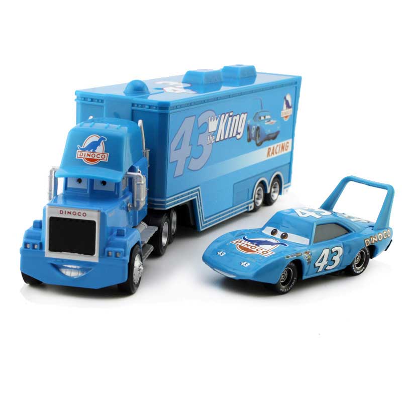 Disney Pixar Тачки 3 2 Молния МакКуин Король Чик Хикс Мак Дядя Пожарная машина Литой металлический игрушечный автомобиль подарок детям игрушка для мальчика