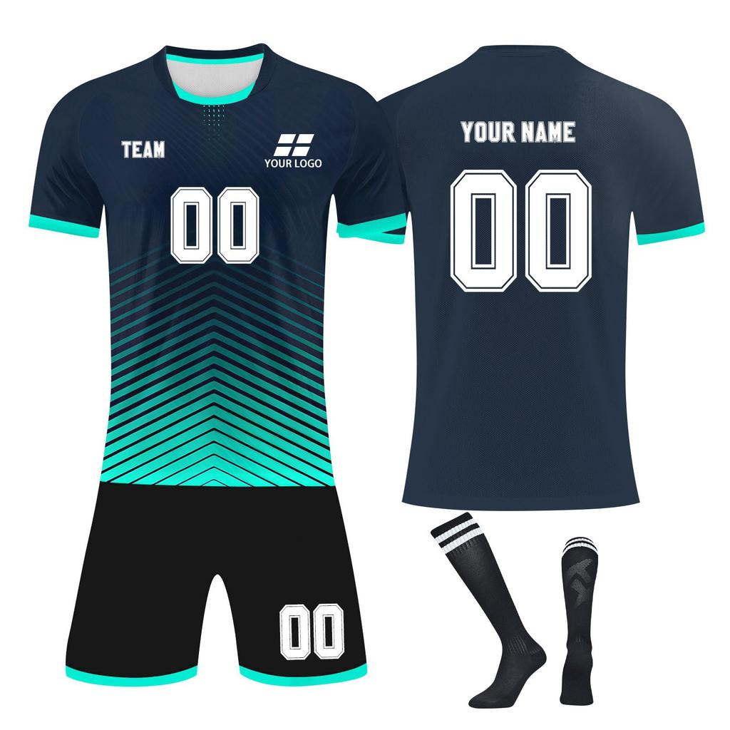 Personalised Shirts Kit Mens Girls With Name Number Custom Football Jerseys For Boys Training Suit