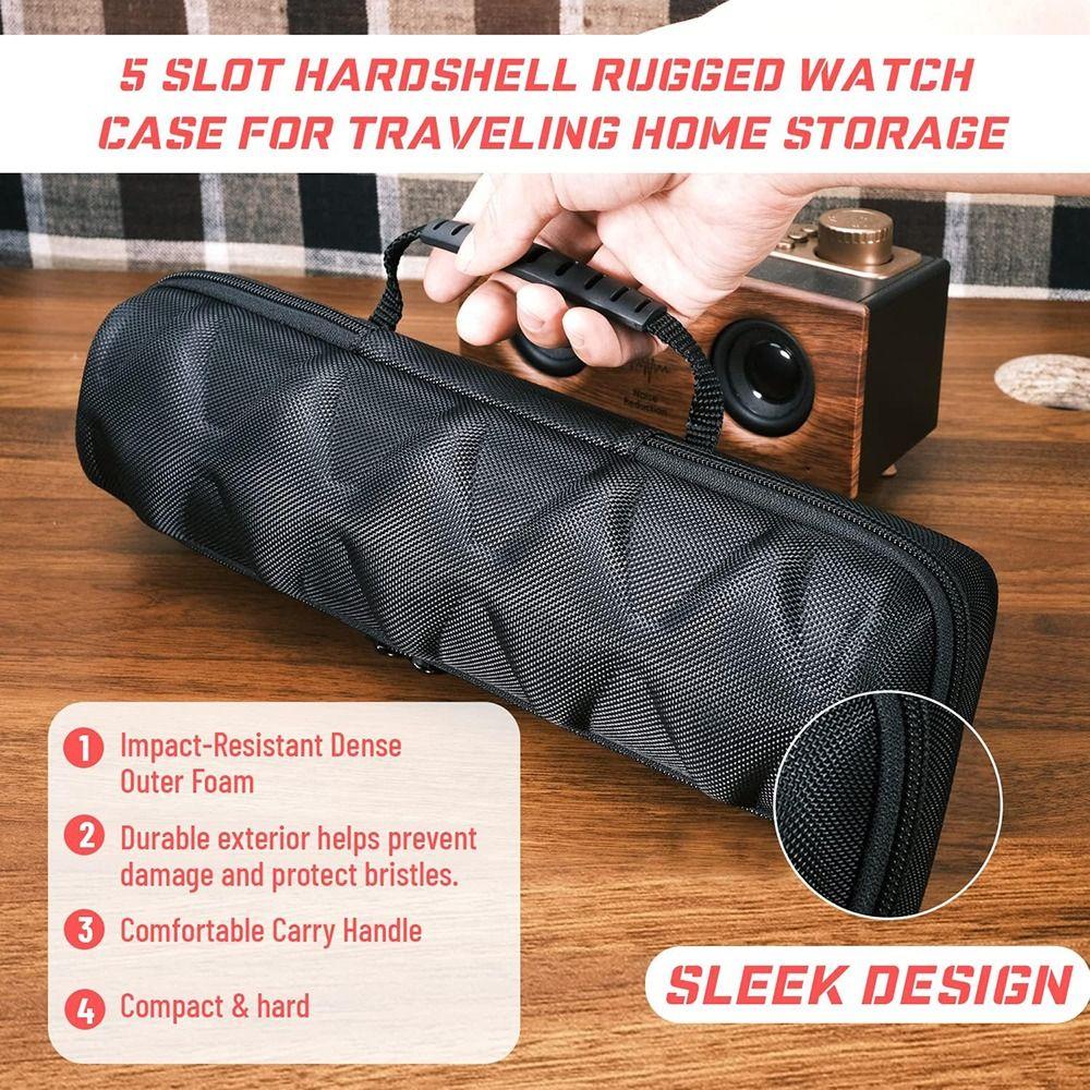 Portable Watch Carrying Case Zipper Bag Watch Storage Bag Accessories Watch Holder