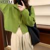 Women's Fashion Casual Fall Winter Solid Color Print Long Sleeve Stand-colla Sweaters