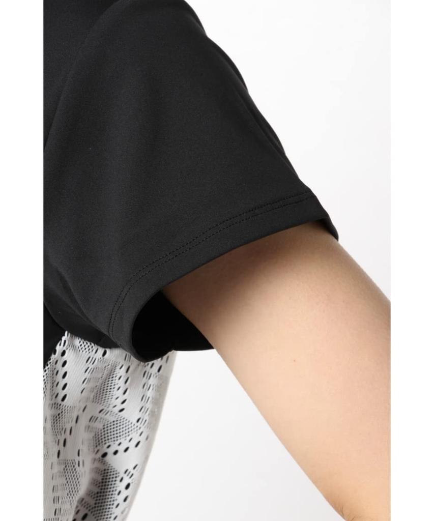 Рубашка для гольфа с коротким рукавом и воротником-стойкой Quick 0 [New Balance] (Впитывает воду, высыхает, эластичный) / Женский / 012-2166507 010_Черный [S]