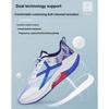 Li Ning Youth  Childrens Rebound Shock Absorption Comfortable Running Shoes Kids Running Shoes Crystal-Blue YKFT046-9