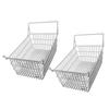 2pcs Freezer Baskets for Chest Freezer Household Wire Storage Basket Bins Organizer with High Low