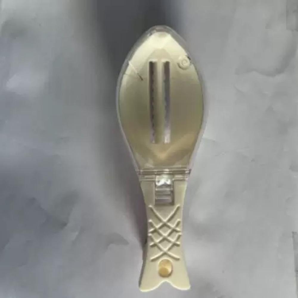 JOYBLISS Терки для рыбной чешуи Скребок Инструмент для чистки рыбы Устройство для соскабливания чешуи с крышкой Дом Кухня Приготовление пищи Инструмент для рыбы Кухонные инструменты