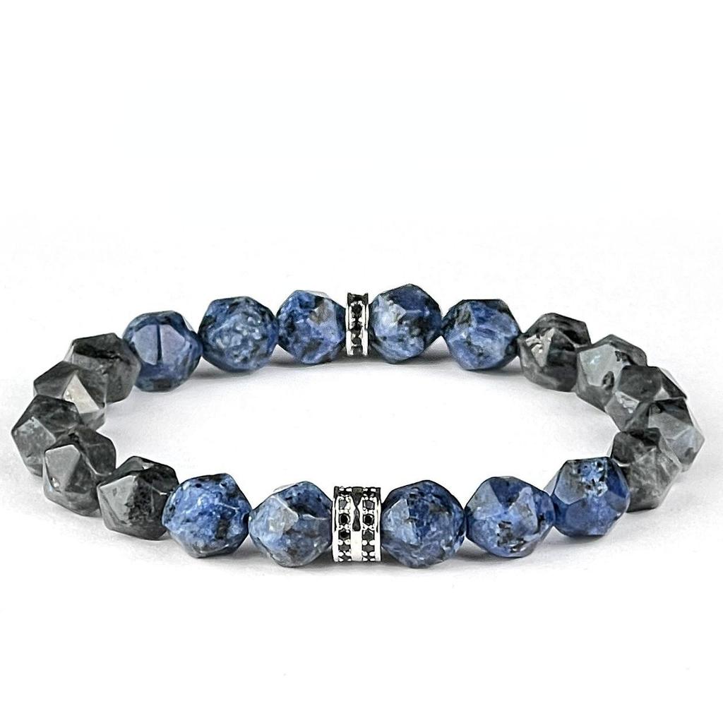 Модный браслет из бусин из натурального камня для женщин и мужчин, аметисты, кристаллы, кварцы, аквамарины, нефриты, ювелирные изделия, агаты, эластичные браслеты, браслеты