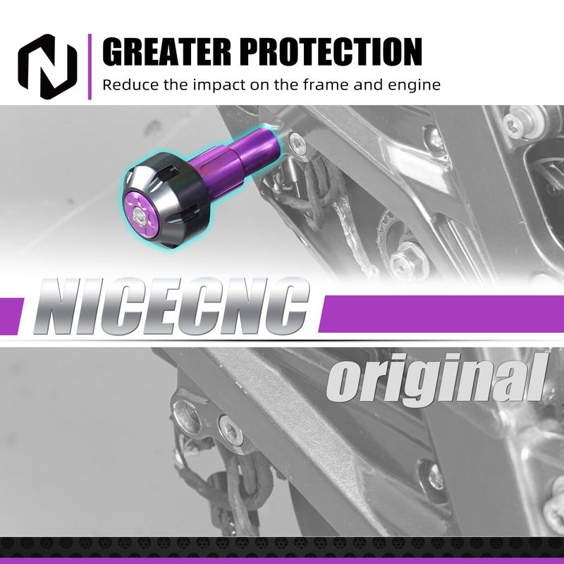 NICECNC For Surron Light Bee X S L1E Frame Sliders Crash Protector For Segway X160 X260 Electric Dirt Bike 2023 2024 2025
