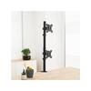 Soporte de mesa TooQ DB1233TNV-B para 2 monitores 13-32" vertical acero negro