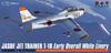 PLATZ JASDF Early Full White Paint Plastic Model Molded Color 1/72 T-1B AC-73