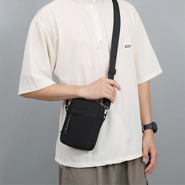Простая повседневная мини-сумка кроссбоди, маленькая мужская наплечная сумка для мужчин, сумка-мессенджер из Оксфорда, боковая сумка-слинг для телефона, нагрудная сумка для мужа AVE