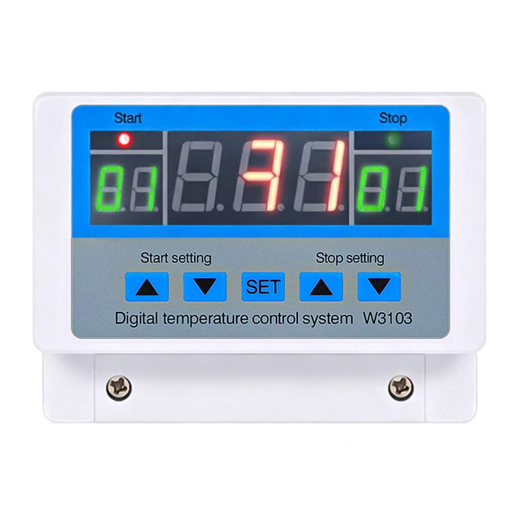 Универсальный цифровой термостат Инструмент Контроллер температуры Цифровой контроллер температуры Режим интервала Программируемый Задержка запуска