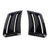 Pair of Front Bumper Side Vent Trim Glossy Black Sporty Look Enhanced Aerodynamics for CClass W204