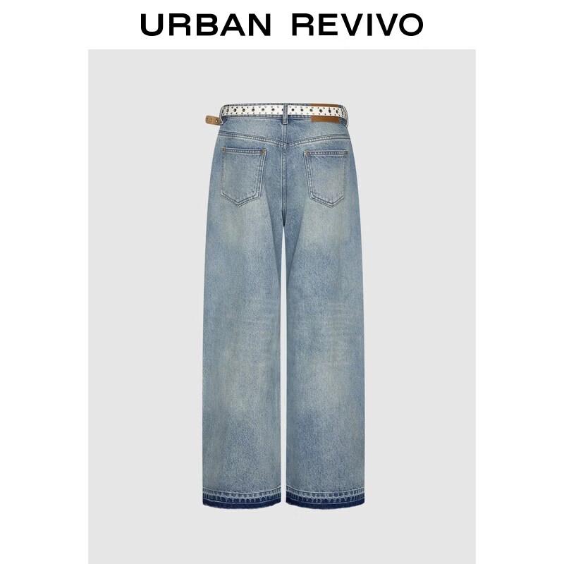 UR Модные Джинсы Wide-Leg с Шипами