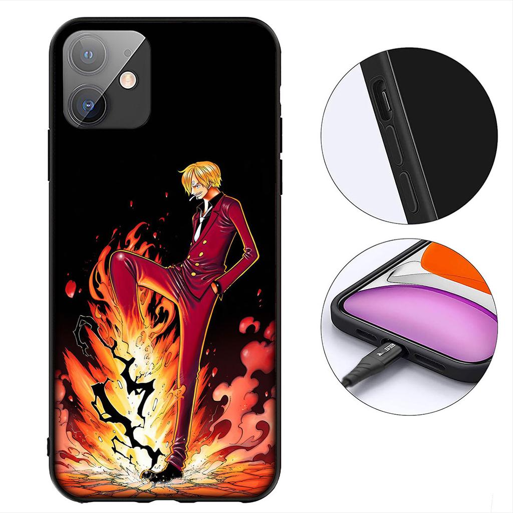 Чехол для телефона One Piece Санджи Ророноа Зоро Луффи для Apple iPhone 12 13 Mini XS 11 Pro Max 7 8 Plus + XR 8+ X SE 2020 SE3