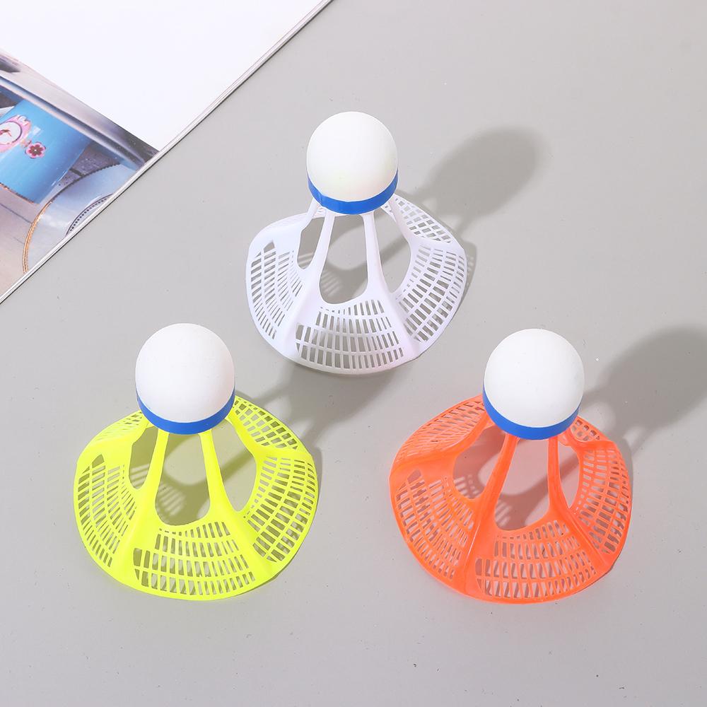 Нейлоновый многоцветный устойчивый ветрозащитный бадминтонный волан для тренировок по мячу