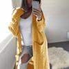 Women Casual Knitted Long Sleeve Cardigan Sweater Coat with Pockets Fashion Outerwear